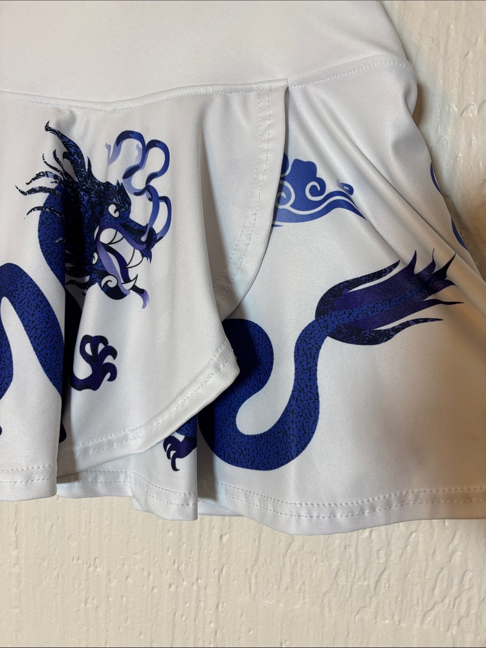 FAYE+FLORIE Holly White Dragon Skirt Tennis Pickleball Women Size Medium - Picture 4 of 15